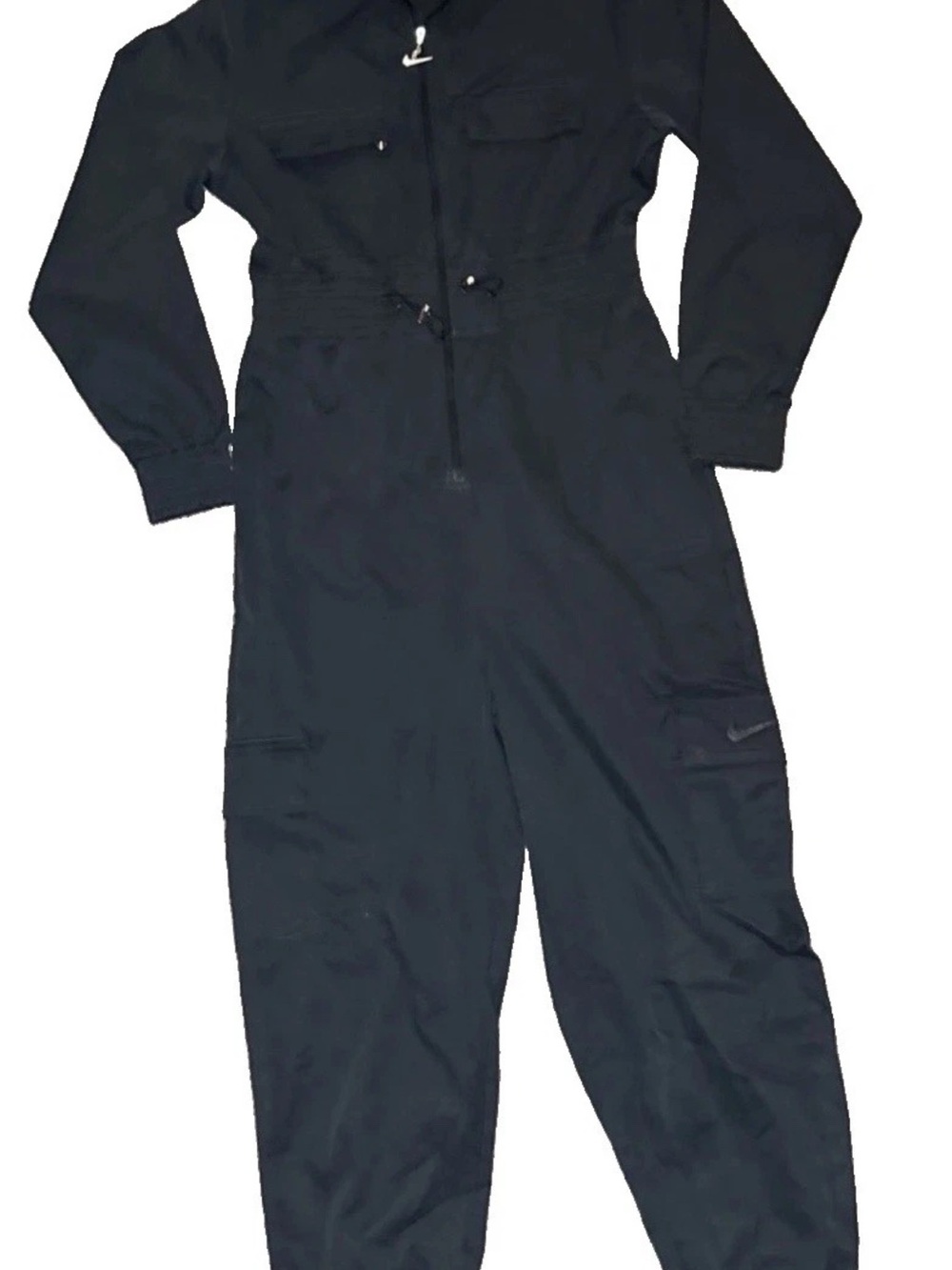 Black Nike Women’s Sportswear Swoosh Utility Jumpsuit Sz S